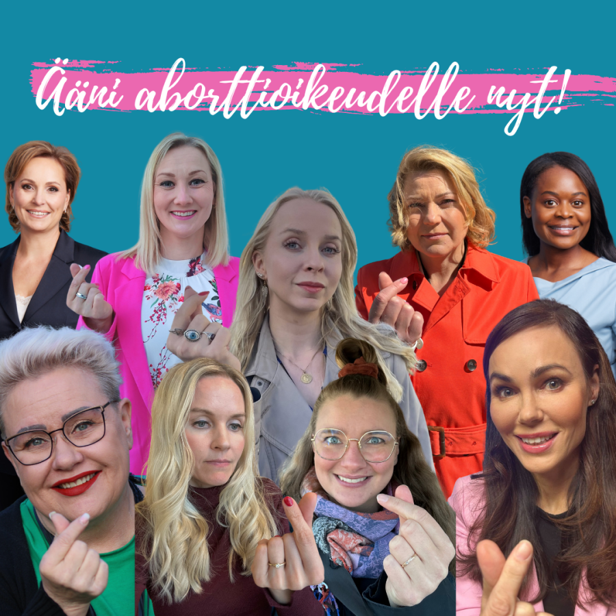 Ääni aborttioikeudelle nyt!
