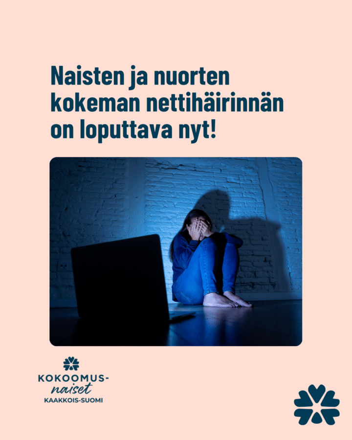 Kaakkois-Suomi: Naisten ja nuorten kokeman nettihäirinnän on loputtava nyt!