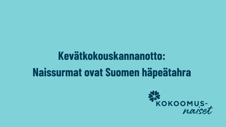 Uusimaa: Naissurmat ovat Suomen häpeätahra